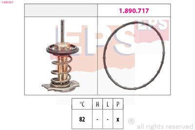 Thermostat, coolant EPS 1.880.937