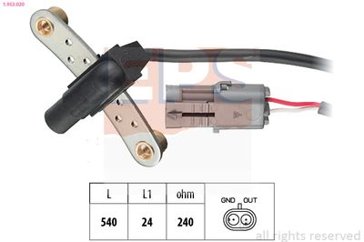 Sensor, crankshaft pulse EPS 1.953.020