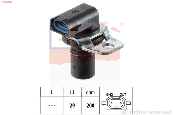 EPS 1.953.104 RPM Sensor, automatic transmission