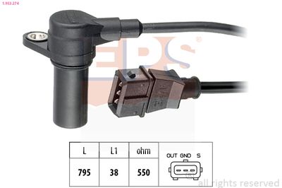 Sensor, crankshaft pulse EPS 1.953.274