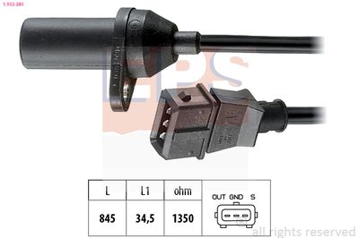 Sensor, crankshaft pulse EPS 1.953.381