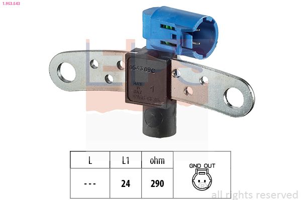 EPS 1.953.543 Sensor, crankshaft pulse