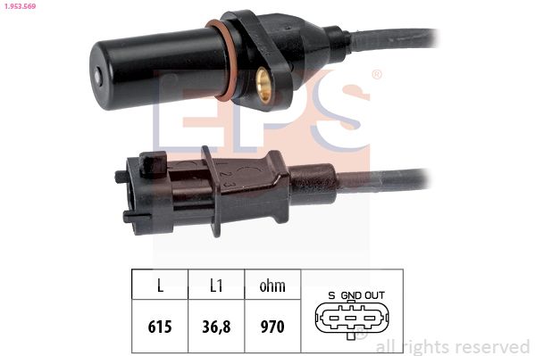 EPS 1.953.569 Sensor, crankshaft pulse