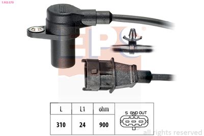 Sensor, crankshaft pulse EPS 1.953.570