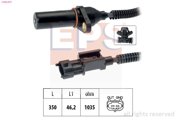 EPS 1.953.571 Sensor, crankshaft pulse