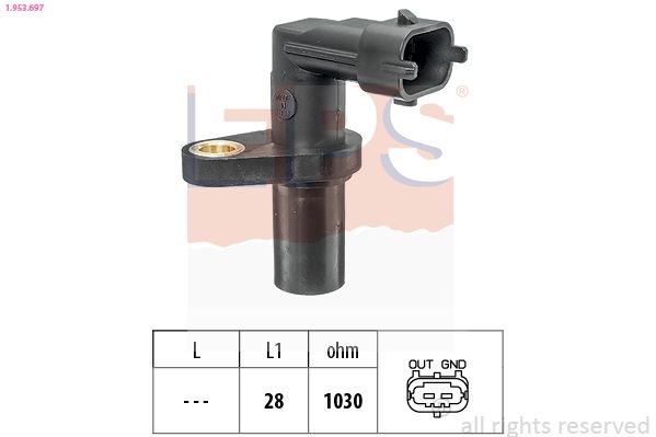 EPS 1.953.697 Sensor, crankshaft pulse