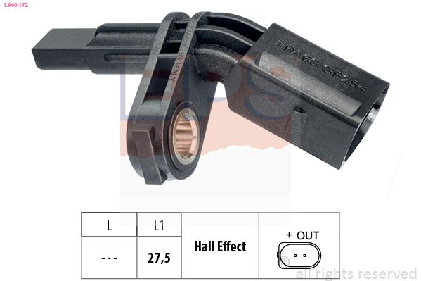 EPS 1.960.172 Sensor, wheel speed