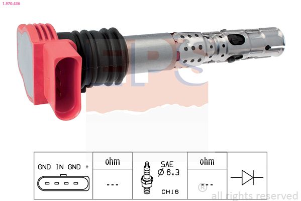 EPS 1.970.436 Ignition Coil