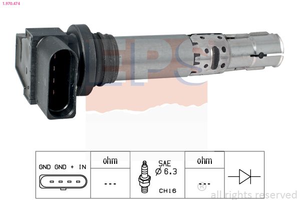 EPS 1.970.474 Ignition Coil