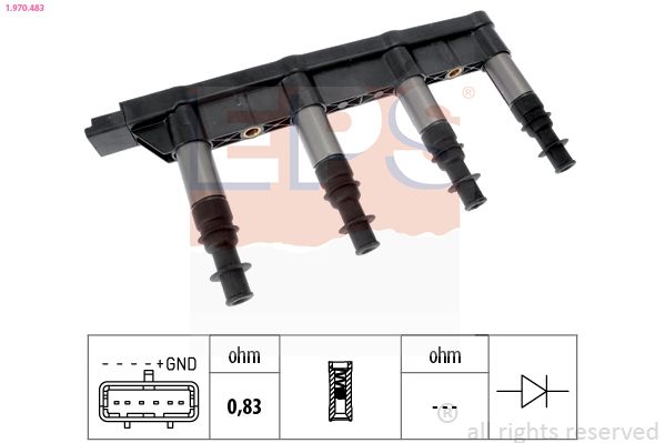 EPS 1.970.483 Ignition Coil