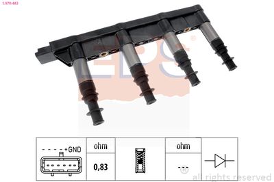 Ignition Coil EPS 1.970.483