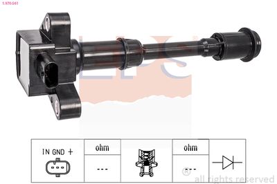 Ignition Coil EPS 1.970.561