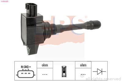 Ignition Coil EPS 1.970.650