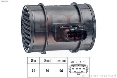 Mass Air Flow Sensor EPS 1.991.276