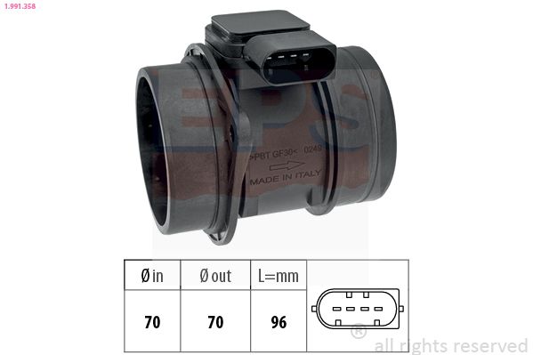 EPS 1.991.358 Mass Air Flow Sensor