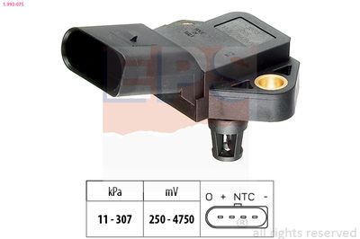 Air Pressure Sensor, altitude adaption EPS 1.993.075