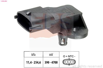 Air Pressure Sensor, altitude adaption EPS 1.993.092