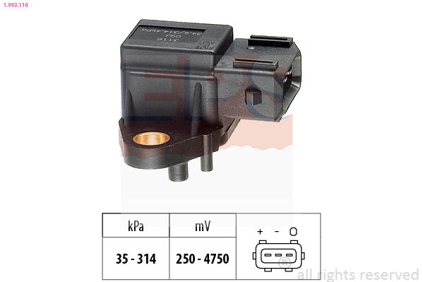 EPS 1.993.116 Air Pressure Sensor, altitude adaption