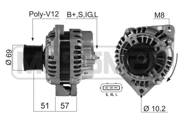 ERA 210341 Alternator