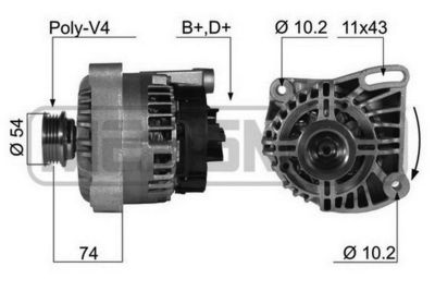 Alternator ERA 210405