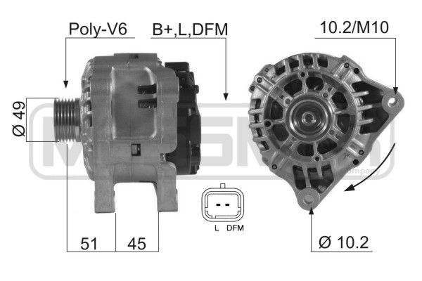 ERA 210545 Alternator