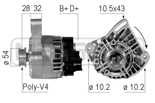 ERA 210746 Alternator