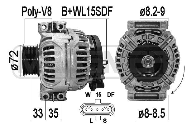 ERA 210817 Alternator