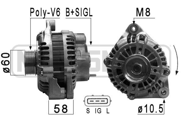 ERA 210909 Alternator