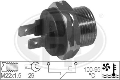 Temperature Switch, radiator fan ERA 330168