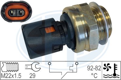 Temperature Switch, radiator fan ERA 330181