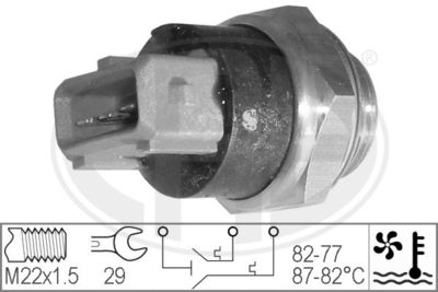 Temperature Switch, radiator fan ERA 330215