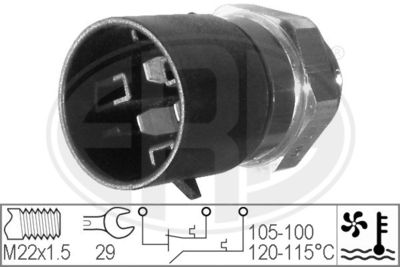 Temperature Switch, radiator fan ERA 330220