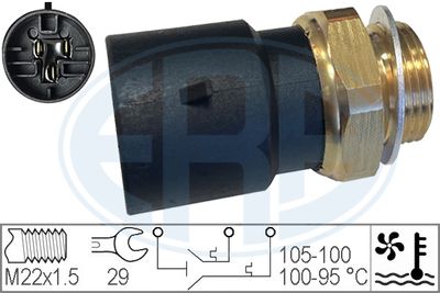 Temperature Switch, radiator fan ERA 330226