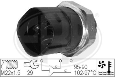 Temperature Switch, radiator fan ERA 330280