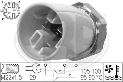 Temperature Switch, radiator fan ERA 330300