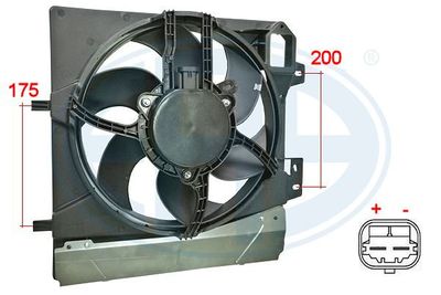 Fan, engine cooling ERA 352057