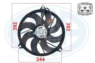 Fan, engine cooling ERA 352079