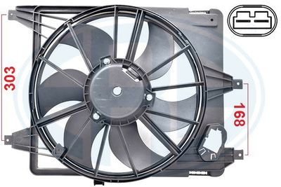 Fan, engine cooling ERA 352086