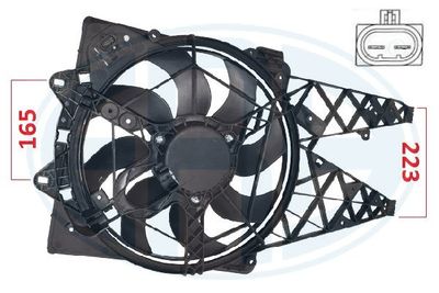 Fan, engine cooling ERA 352093