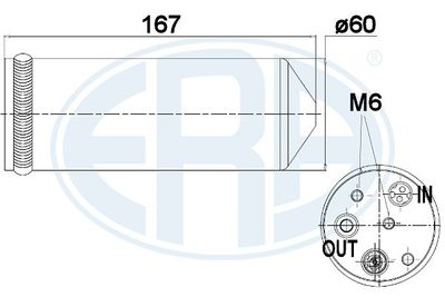 Dryer, air conditioning ERA 668012