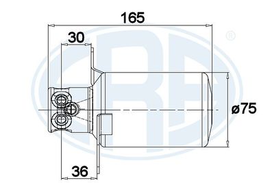 Dryer, air conditioning ERA 668023