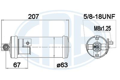 Dryer, air conditioning ERA 668024