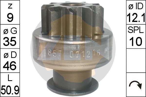 ERA ZN1857 Freewheel Gear, starter