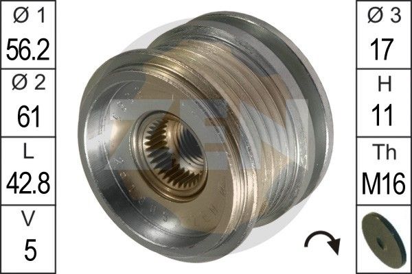 ERA ZN5385 Alternator Freewheel Clutch