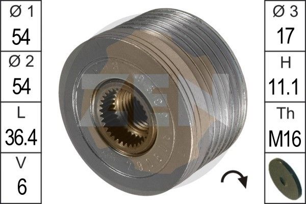 ERA ZN5396 Alternator Freewheel Clutch