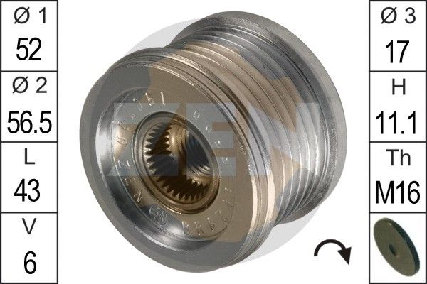 ERA ZN5500 Alternator Freewheel Clutch