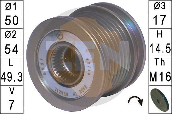 ERA ZN5581 Alternator Freewheel Clutch