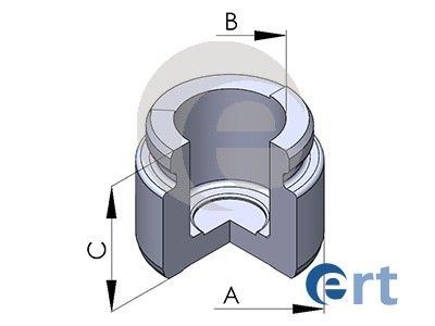 ERT 150257-C Piston, brake caliper