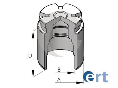 ERT 150523-C Piston, brake caliper