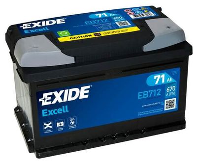 Starter Battery EXIDE EB712
